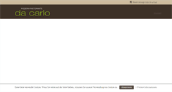 Desktop Screenshot of pizzeria-dacarlo.de